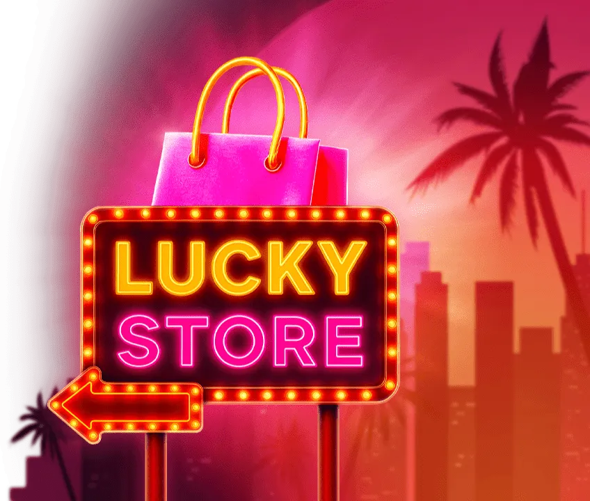 Lucky Store rewards earned with coins collected in play